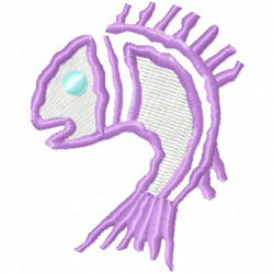 Fishes Embroidery Design 8 Fishes Embroidery Design 8